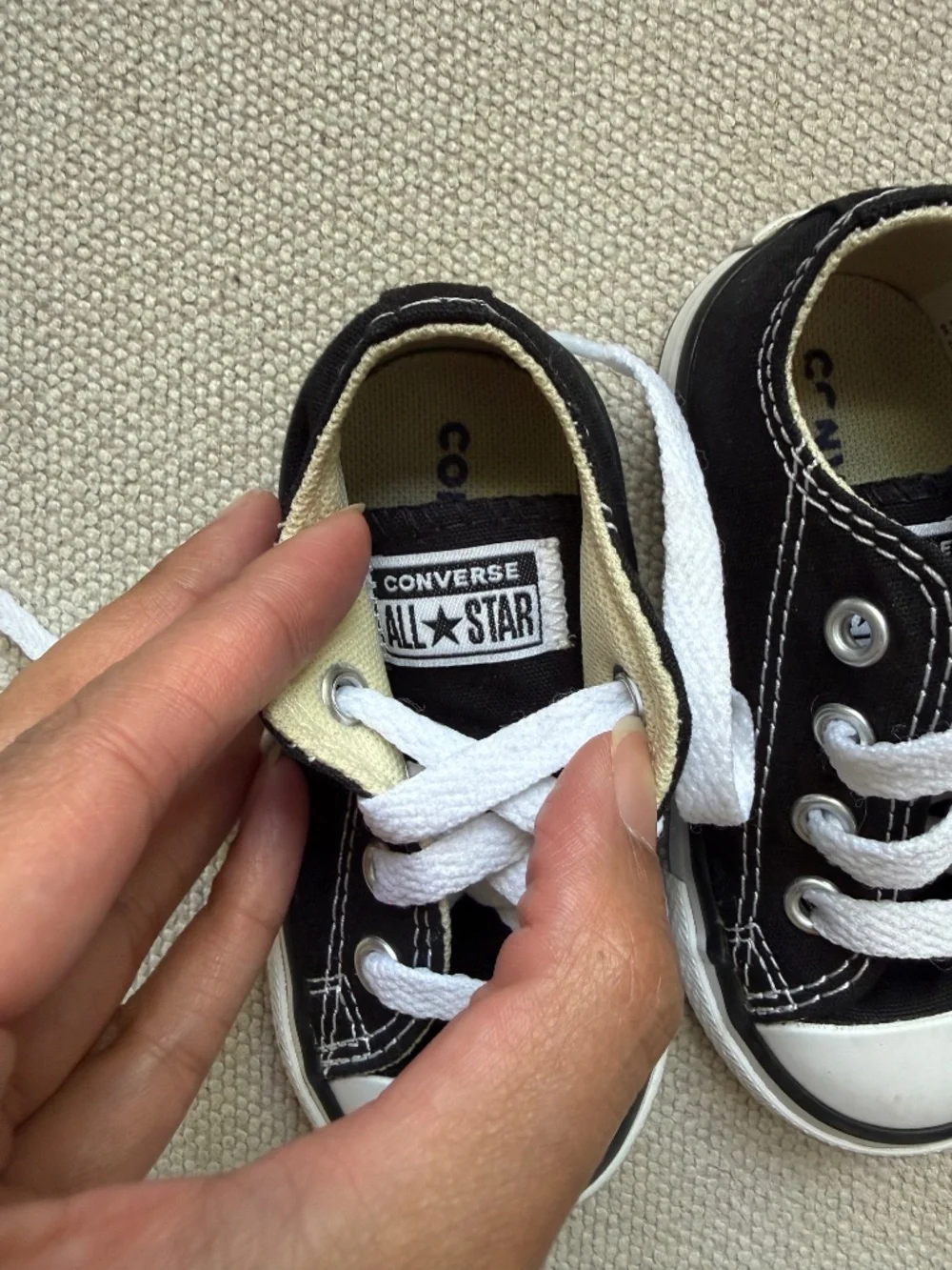 Toddler Black Converse Size 5